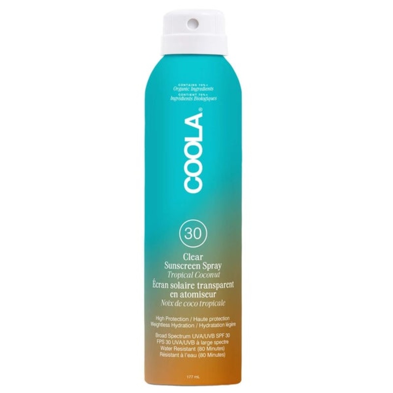 Coola Body Care Classic Body Sunscreen Spray SPF30 Tropical Coconut 177ml