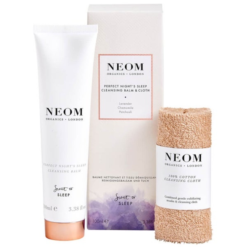 Neom Wellbeing London Scent To Sleep Perfect Night’s Sleep Cleansing Balm & Cloth 100ml