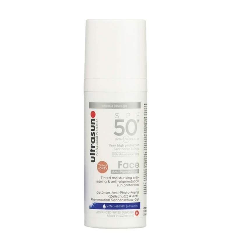 Ultrasun Face  Tinted Anti-Pigmentation Sun Protection Honey SPF50+ 50ml