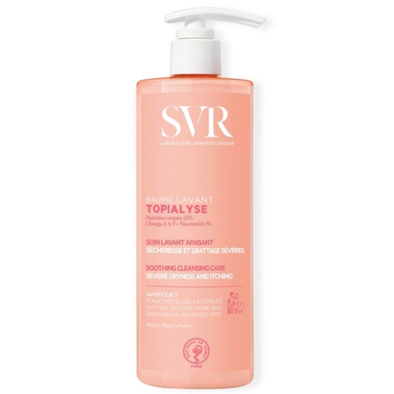 SVR Topialyse 24H Soothing Cleansing Wash-Off Cream 400ml