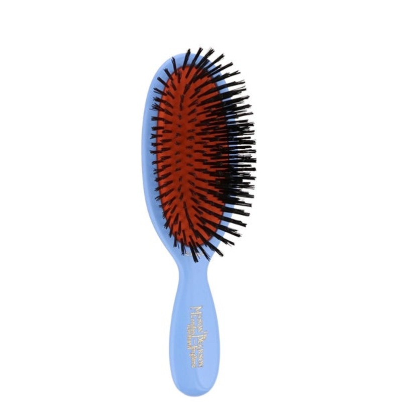 Mason Pearson Pure Boar Bristle Child’s Brush Blue CB4