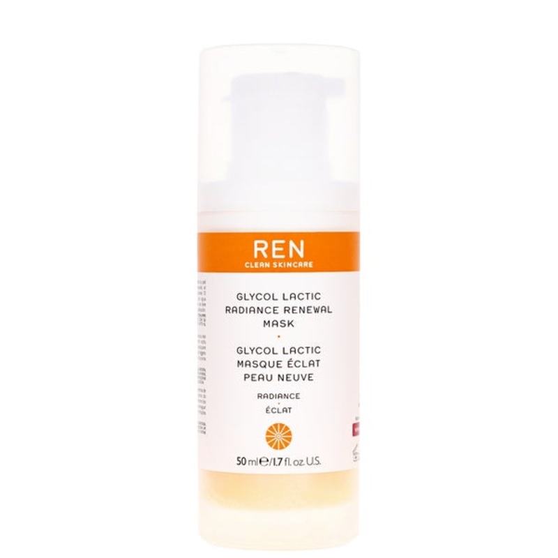 REN Clean Skincare Face Glycol Lactic Radiance Renewal Mask 50ml / 1.7 fl.oz.
