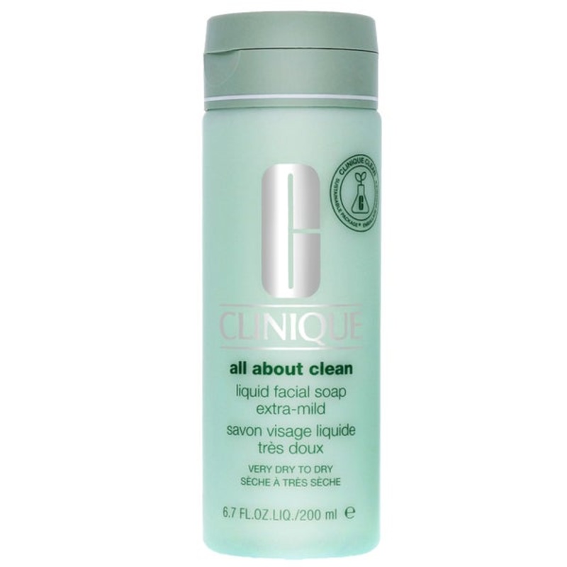 Clinique Cleansers & Makeup Removers Liquid Facial Soap Extra-Mild for Very Dry to Dry Skin 200ml / 6.7 fl.oz.